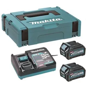 Makita 191J81-6 sada Li-ion XGT 40V 2xBL4025+DC40RA+Makpac