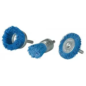 Makita D-70758 sada nylonových kartáčů pro jemné broušení 3 ks v blistru