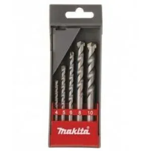 Makita D-05175 sada vrtáků s válcovou stopkou do zdiva 5 ks v plastové krabičce