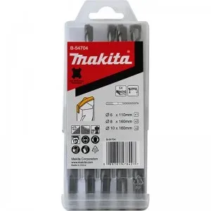 Makita B-54704 sada vrtáků SDS-Plus 5 ks v plastové krabičce STOP