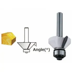 Makita D-48664 Fazetová/hranová fréza s ložiskem stopka 6 mm,22,2x12,7x56 mm=new D-68703