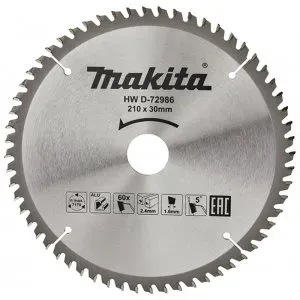 Makita D-72986 kotouč pilový hliník TCT 210x2.4x30mm 60Z STOP