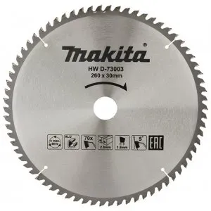 Makita D-73003 kotouč pilový hliník TCT 260x2.8x30mm 70Z = new D-81723