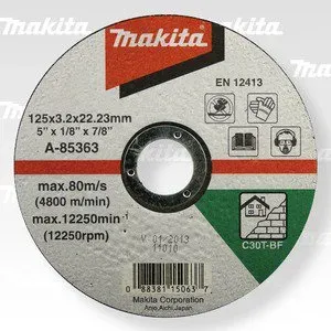 Makita A-85363 kotouč řezný kámen 125x3x22mm STOP
