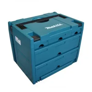 Makita P-84349 Makpac s přihrádkami - řada po třech, 2 řady po jedné přihrádce STOP