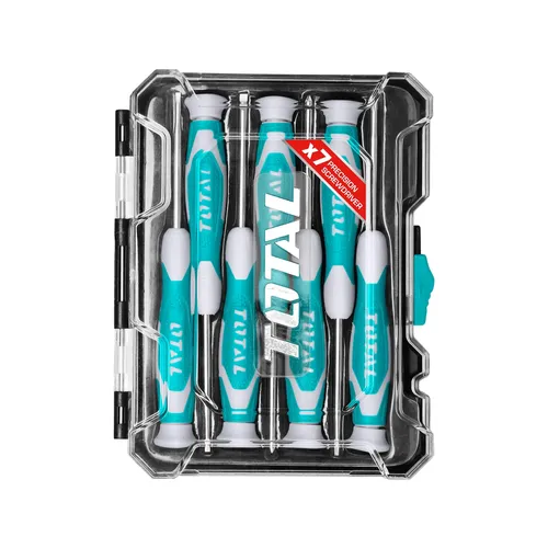 Šroubováky, sada 7ks precision, industrial, crv TOTAL THT250726