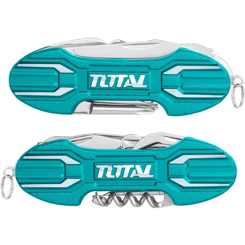 Nůž kapesní zavírací 15dílný, nerez TOTAL THMFK0156