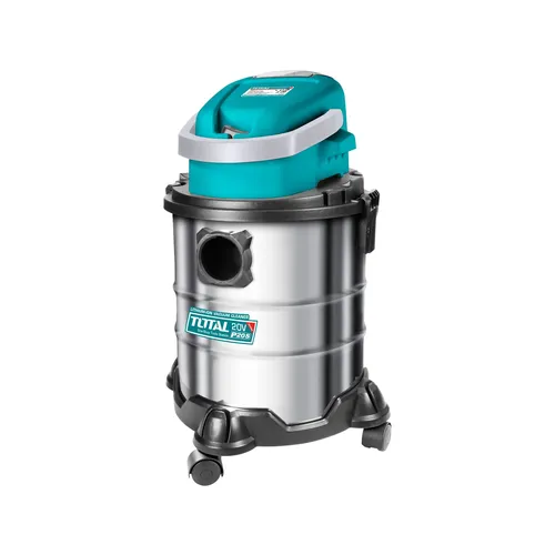 Průmyslový vysavač, 20v li-ion, 2000mah, bez baterie a nabíječky TOTAL TVLI2005E