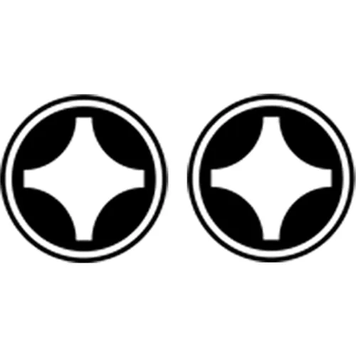 Hroty oboustranné, sada 10ks TOTAL TACIM16PH233