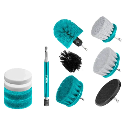 Čistící kartáče, sada 11ks, industrial TOTAL TACB1101