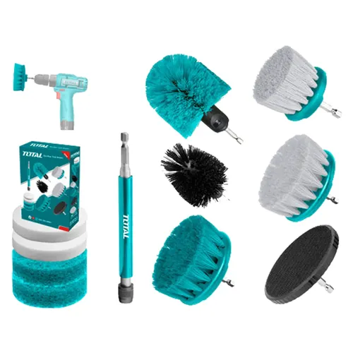 Čistící kartáče, sada 11ks, industrial TOTAL TACB1101