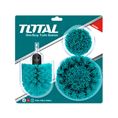 Čistící kartáče sada 3ks, industrial TOTAL TACM3001