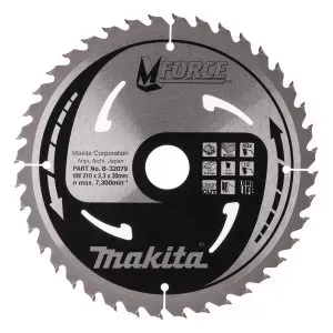Makita B-32079 kotouč pilový dřevo MFORCE 210x2.3x30mm 40Z = old B-08109