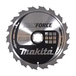 Makita B-32166 kotouč pilový dřevo MAKFORCE 235x2.6x30mm 18Z = old B-08252