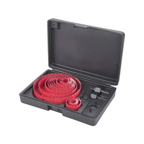 Vrtáky vykružovací korunkové, 13 průměrů o 19-127mm EXTOL PREMIUM 8801605