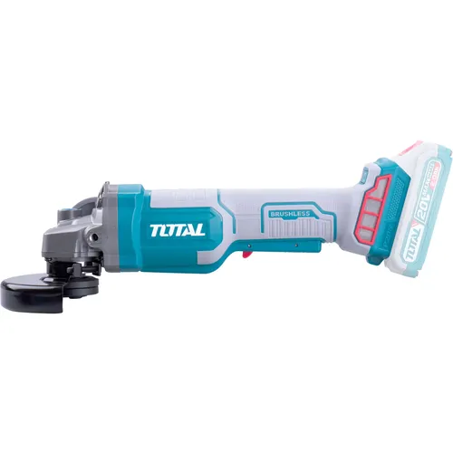 Bruska úhlová aku, 115mm, brushless, 20v li-ion, bez baterie a nabíječky TOTAL TAGLI211156