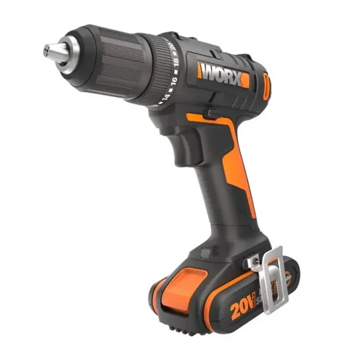 Worx power tools WX108 - Aku vrtačka šroubovák 20V 45Nm 2x2Ah - Powershare