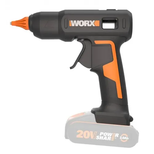 Worx power tools WX045.9 - Aku tavná pistole 20V - bez akumulátoru - Powershare