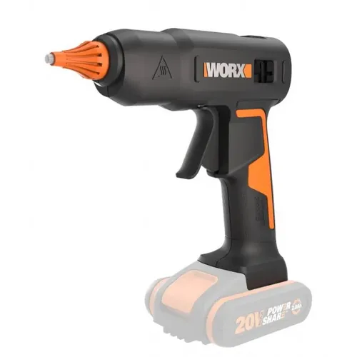 Worx power tools WX045.9 - Aku tavná pistole 20V - bez akumulátoru - Powershare