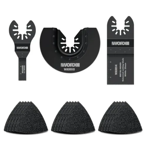 Worx power tools WA5099 - Sada příslušenství pro Sonicrafter, 18 ks