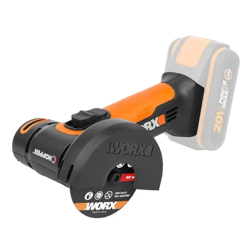 Worx power tools WX801.9 - Aku úhlová bruska 20V 76mm - bez akumulátoru - Powershare