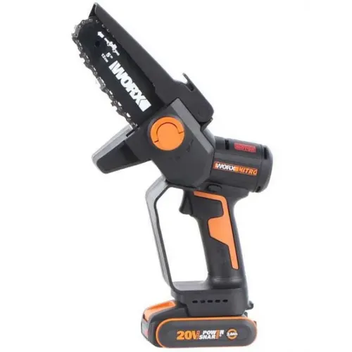 Worx garden WG325E - Aku řetězová pila 20V NITRO 1x2Ah - Powershare