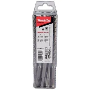Makita E-14912 sada vrtáků SDS-Plus čtyřbřité Nemesis II, 12 ks v plastové krabičce