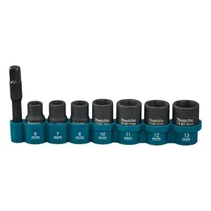 Makita E-12289 sada nástrčných klíčů čtyřhran 1/4" 8 ks v blistru
