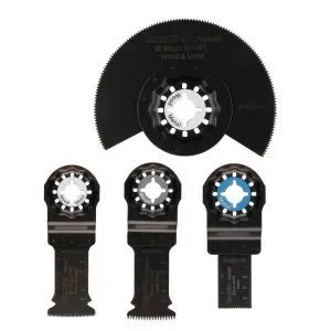 Makita B-67480 sada nástrojů pro Multitool Starlock 4 ks v papírové krabičce