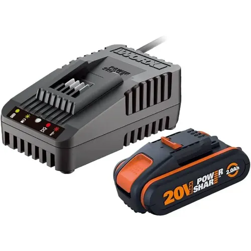 Worx garden WA3601 - Akumulátor 20V 2Ah + nabíječka 20V 2A