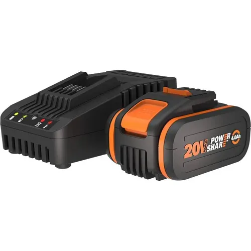 Worx garden WA3604 - Akumulátor 20V 4Ah + nabíječka 20V 2A