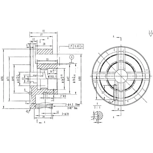 Čtyřčelisťové sklíčidlo Ø 95 mm Profi M33 × 3,5 - sada 5931054 Holzstar