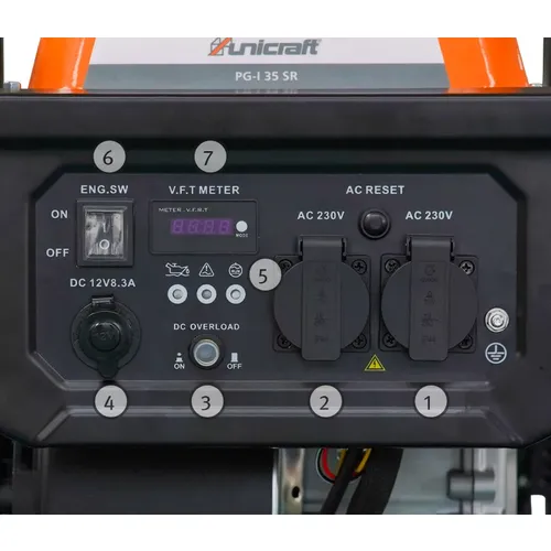 Invertorová elektrocentrála PG-I 35 SR 6707235 Unicraft