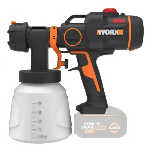 Worx power tools WX020.9 - Aku stříkací pistole 20V NITRO - bez akumulátoru - Powershare