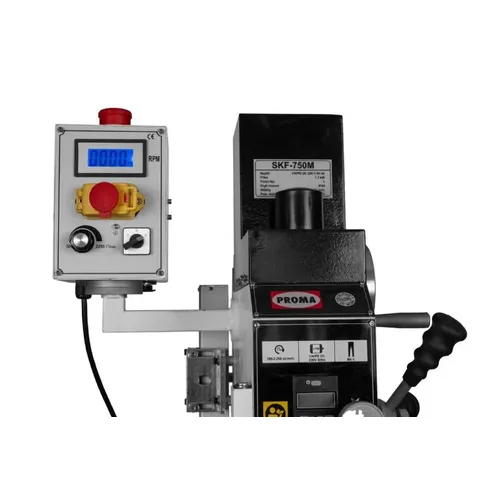 Proma SKF-750MD -  Kombinovaný soustruh na kov s pohyblivým frézovacím zařízením a digitálním odměřováním