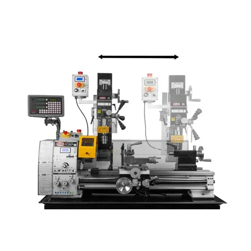 Proma SKF-750MD -  Kombinovaný soustruh na kov s pohyblivým frézovacím zařízením a digitálním odměřováním