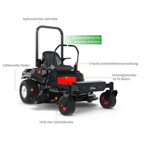 Zahradní traktor GZT 1070 Güde 95481