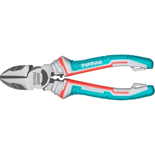 Kleště štípací boční , industrial, 180mm, crv TOTAL THT230706S
