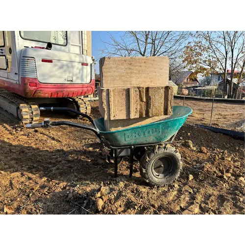 Kolečko dvoukolák s převodovkou aku share20v, 260kg, 100l, bez baterie a nabíječky EXTOL INDUSTRIAL 8791941