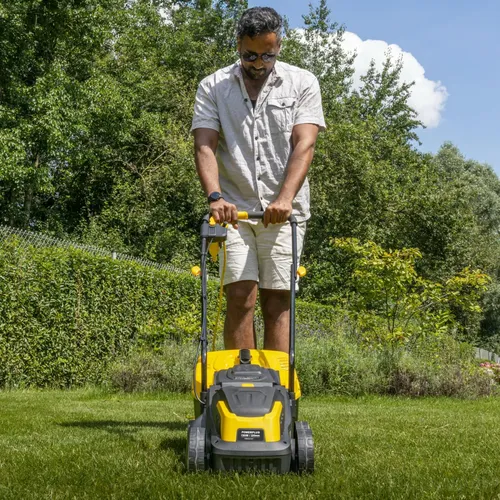 Elektrická sekačka 1300W 320mm  plus  vyžínač 250W Powerplus POWXG62205T