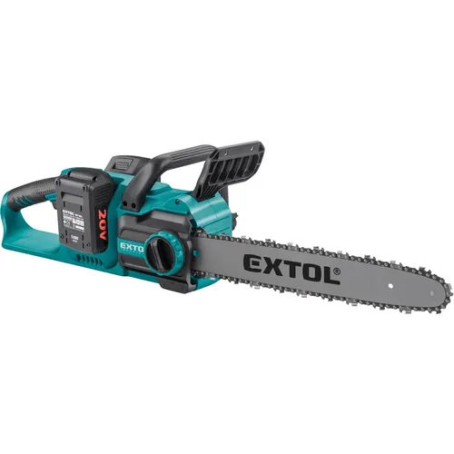 Pila řetězová aku share20v, 40cm, brushless, 2x4ah EXTOL INDUSTRIAL 8791920