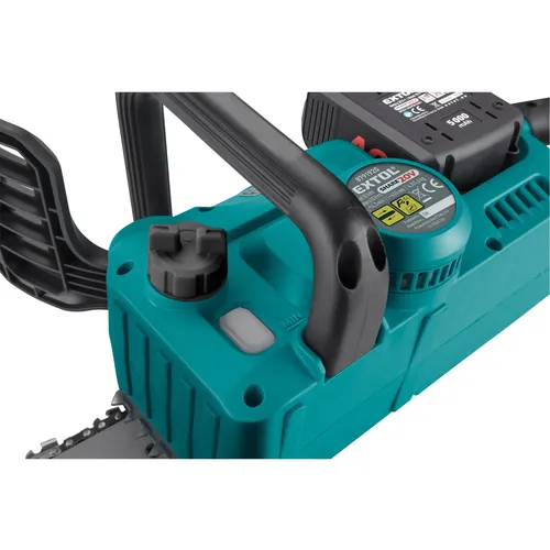 Pila řetězová aku share20v, 40cm, brushless, 2x4ah EXTOL INDUSTRIAL 8791920