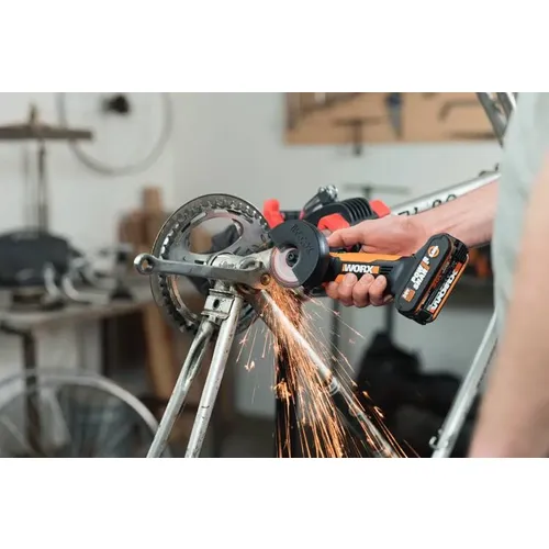 Worx power tools WX801 - Aku úhlová bruska 20V 76mm 1x2Ah - Powershare
