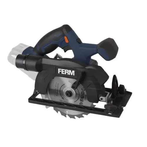 Ferm aku sada nářadí B, taška RPI-531, přímočará pila JSM1036, excentrická bruska ESM1013, okružní pila CSM1048, kompresor CRM1054, zdroj 2.0Ah CDA1136, nabíječka CDA1137