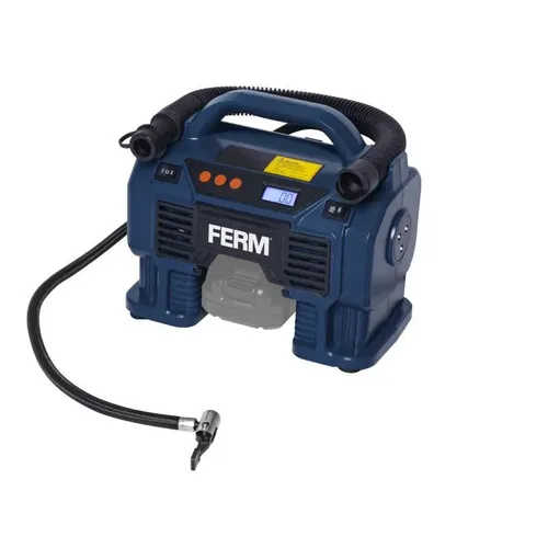 Ferm aku sada nářadí B, taška RPI-531, přímočará pila JSM1036, excentrická bruska ESM1013, okružní pila CSM1048, kompresor CRM1054, zdroj 2.0Ah CDA1136, nabíječka CDA1137