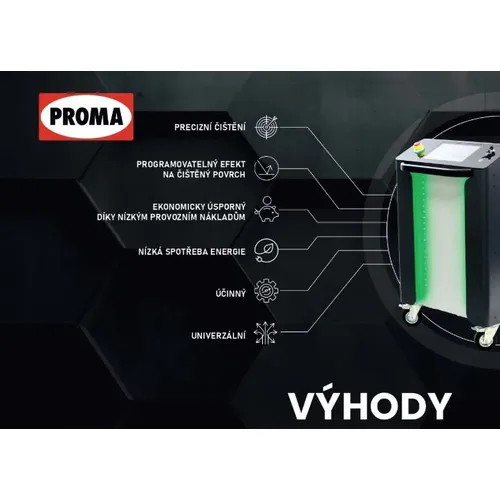 Proma industry LCS-100PPU - Laser pulzní pro čištění povrchů 100W