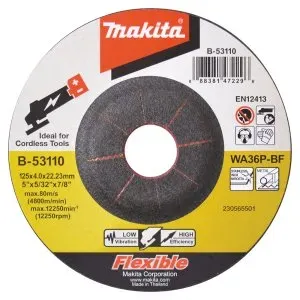 Makita B-53110 kotouč brusný pružný 125x4x22.23mm