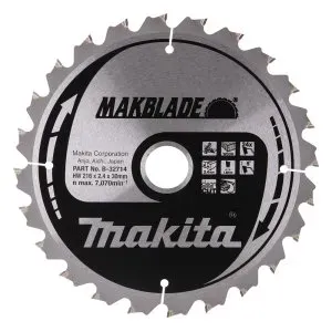 Makita B-32714 kotouč pilový dřevo MAKBLADE 216x2.4x30mm 24Z = old B-08903