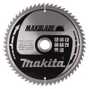 Makita B-32801 kotouč pilový dřevo MAKBLADE 260x2.3x30mm 60Z = old B-09020