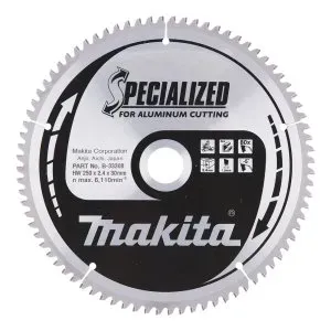 Makita B-33308 kotouč pilový hliník SPECIALIZED 250x2.4x30mm 80Z = old B-09634